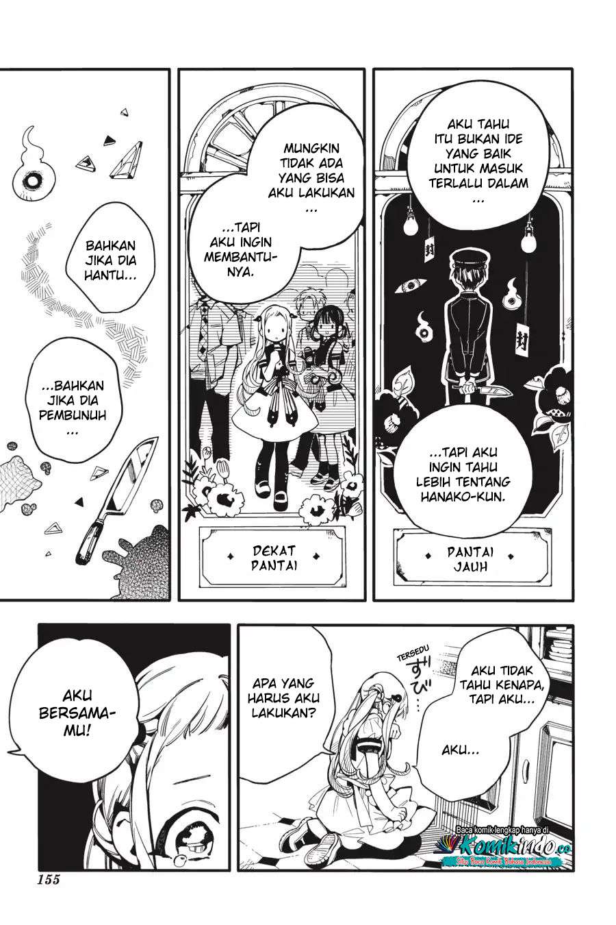 Jibaku Shounen Hanako-kun Chapter 15 Bahasa Indonesia